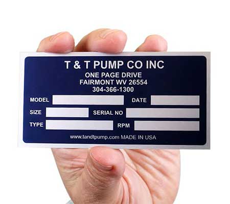Control Panel Nameplate/Name Plate Manufacturers in Pune