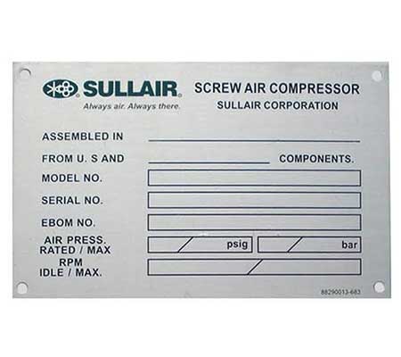 Industrial Name Plate in Goa