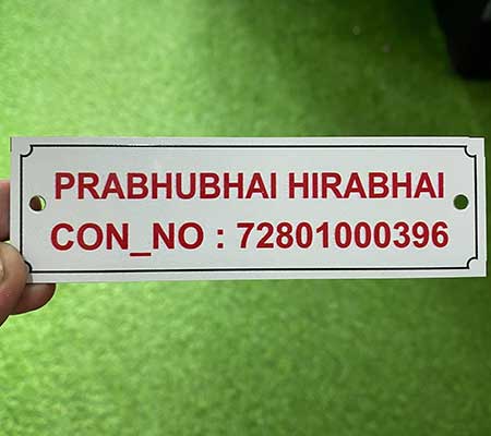 Industrial Nameplate Manufacturer in Pune