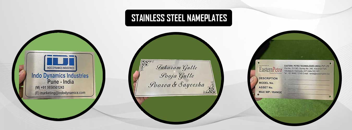 stainless steel nameplates in Pune